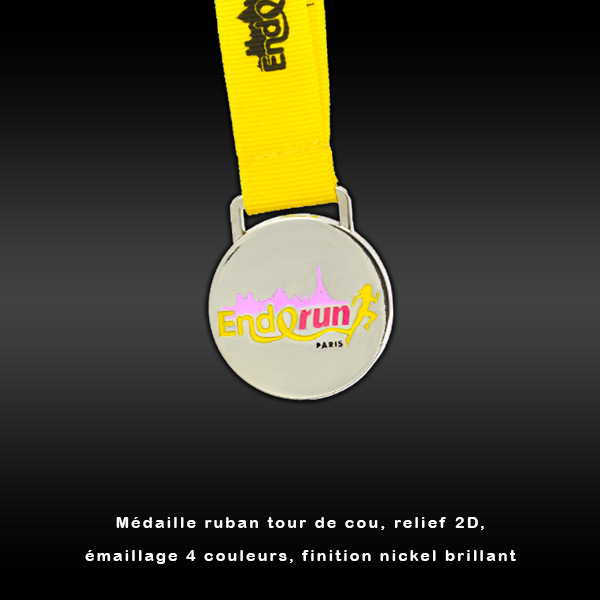 fabricant médaille personnalisée en métal émaillés pour marathon